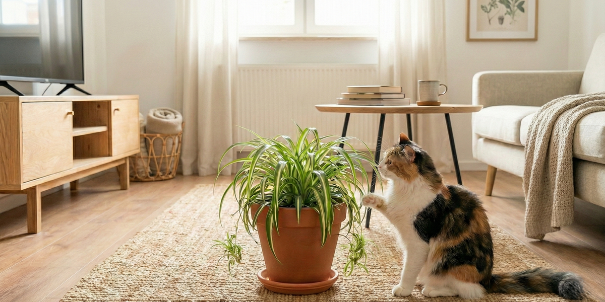 Chlorophytum comosum Bonnie – Die haustierfreundliche Trendpflanze