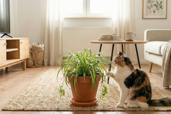 Chlorophytum comosum Bonnie – Die haustierfreundliche Trendpflanze