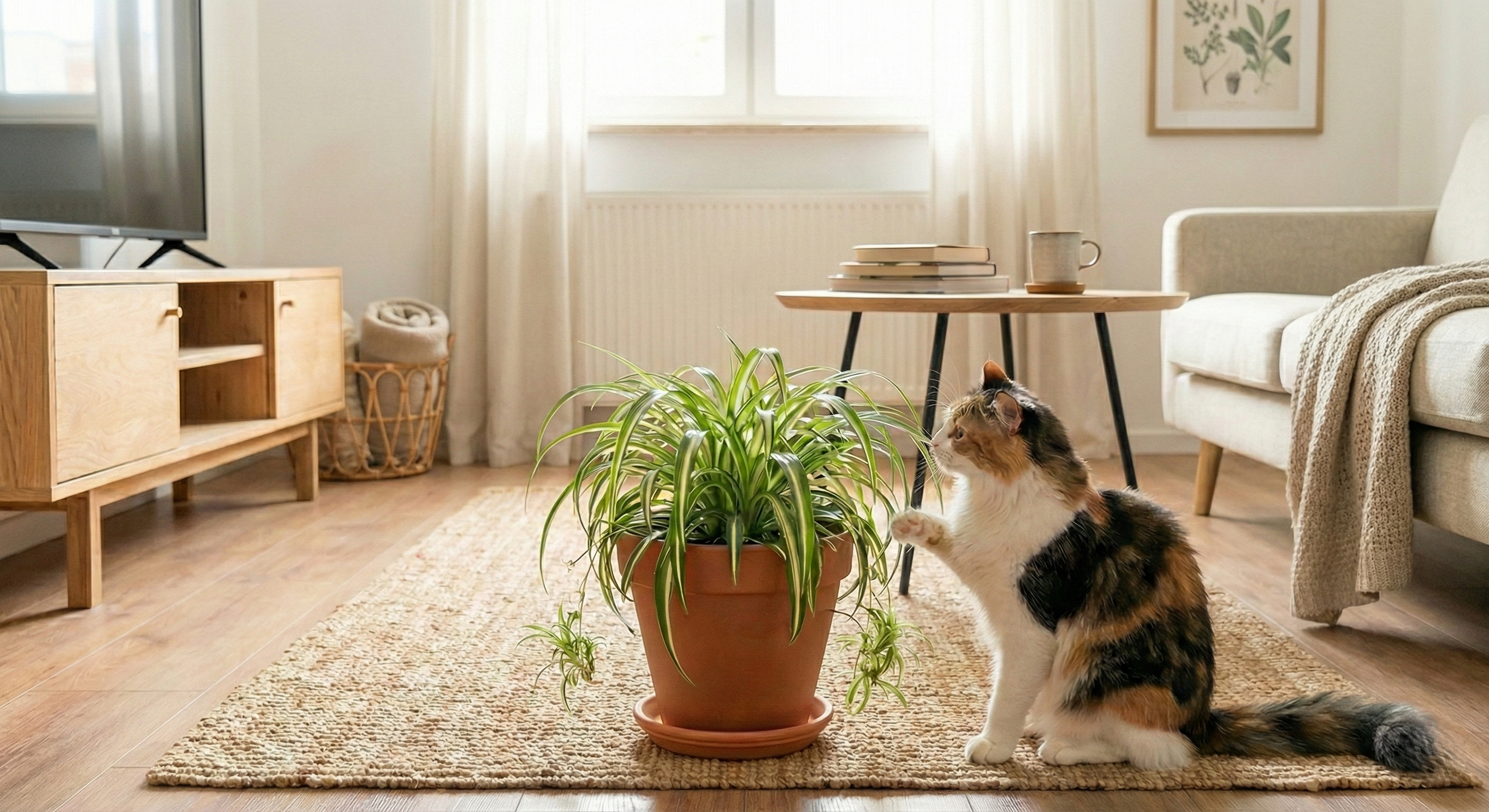 Chlorophytum comosum Bonnie – Die haustierfreundliche Trendpflanze