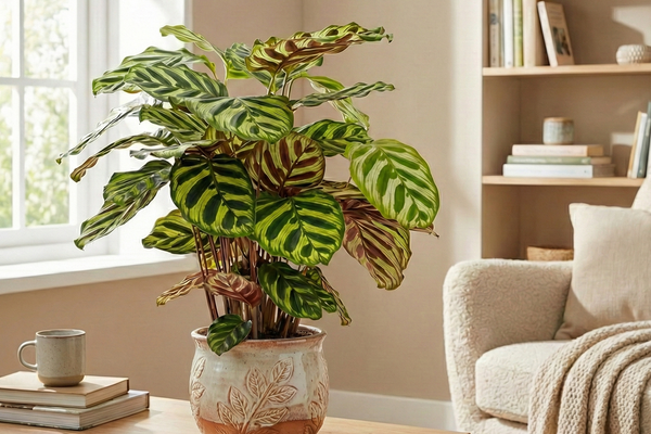 Zimmerpflanzen-Profil: So pflegst du die Calathea Makoyana richtig