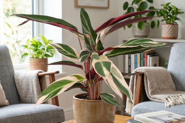 Calathea Triostar Pflege-Guide: So bändigst du die bunte Zimmerpflanzen-Diva