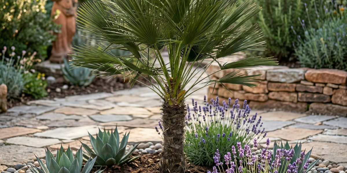 Chamaerops humilis: Alles über die Zwergpalme auf Stamm
