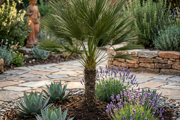 Chamaerops humilis: Alles über die Zwergpalme auf Stamm