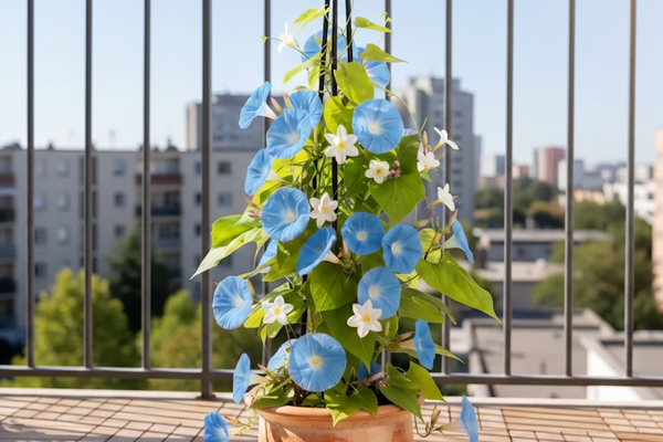 Prunkwinde (Morning Glory): So wächst die himmelblaue Kletterpflanze am besten