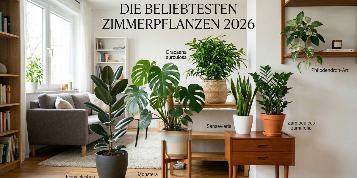 Beliebte Zimmerpflanzen 2026 – diese Pflanzen bleiben gefragt
