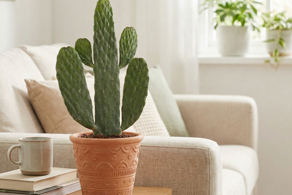 Opuntia Rubescens im Pflanzenportrait: Alles zu Standort, Gießen und Vermehrung.