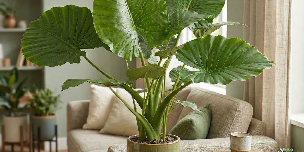 Zimmerpflanzen-Portrait: Die Alocasia Gageana California