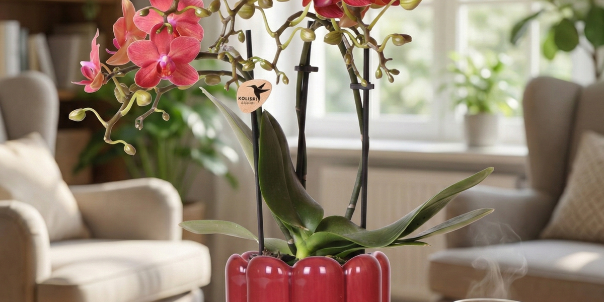 Rote Congo Orchidee (Phalaenopsis): Pflege, Standort & Tipps