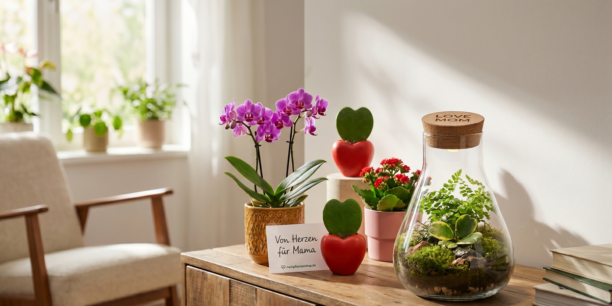 Muttertagsgeschenke 2026: Die schönsten Pflanzen & Sets im Überblick