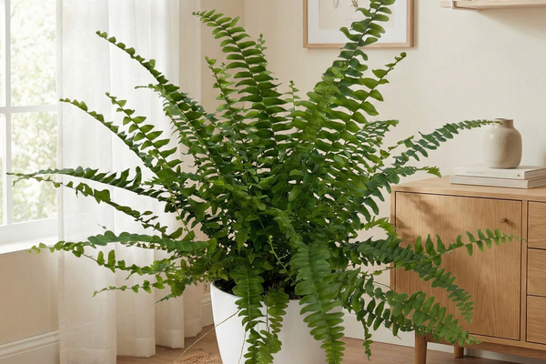 Zimmerpflanzen-Guide: Alles über die Nephrolepis exaltata 'Green Lady'