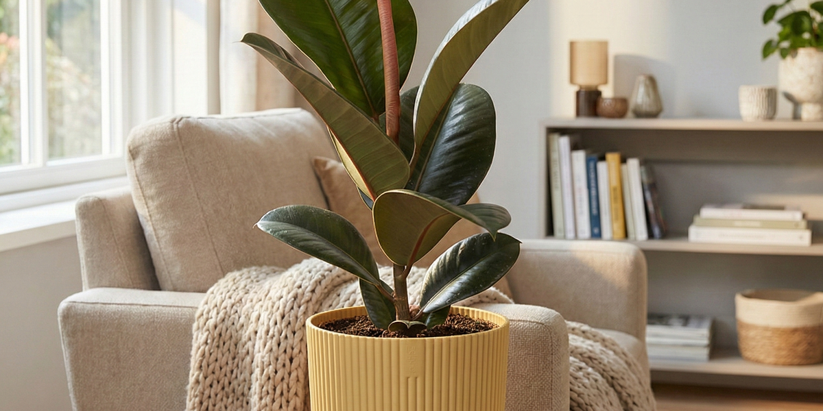 Pflanzenporträt: Der Ficus Elastica ‘Robusta’ im Detail