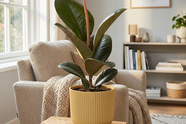 Pflanzenporträt: Der Ficus Elastica ‘Robusta’ im Detail