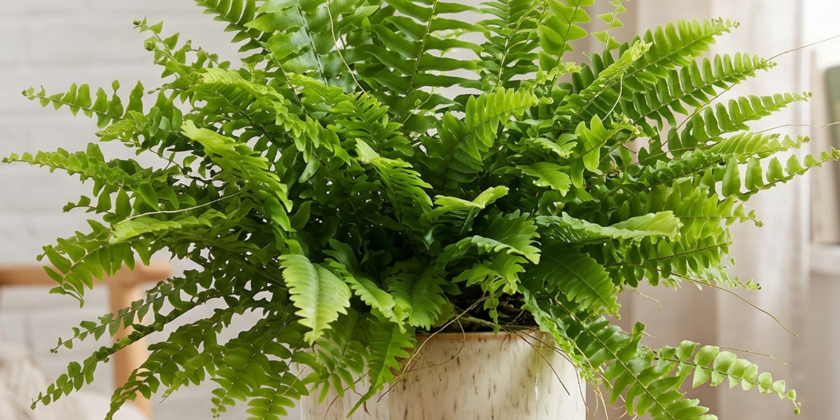 Das große Pflanzenporträt: Der Schwertfarn Boston Farn (Nephrolepis exaltata)