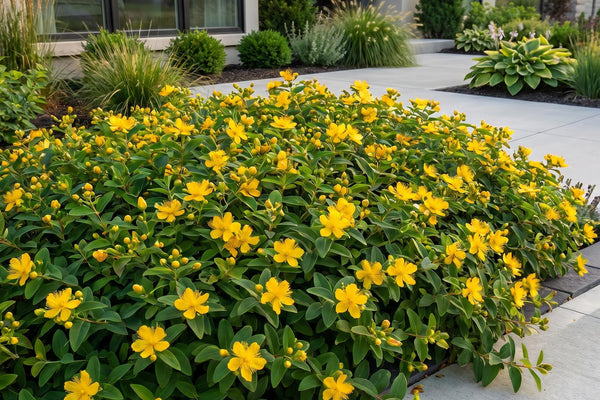 Teppich-Johanniskraut (Hypericum calycinum): Pflege, Standort & Tipps