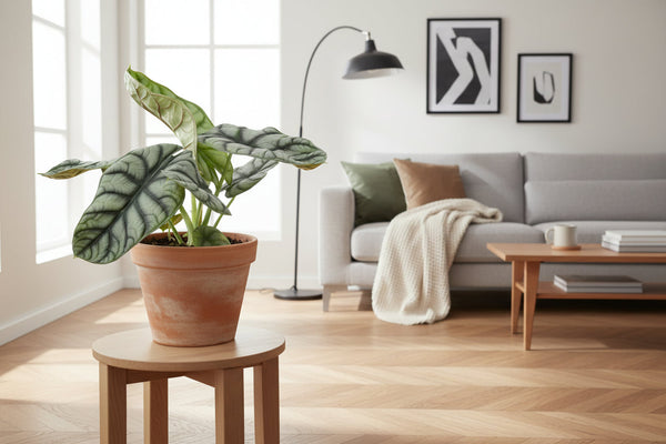 Juwelen-Alokasie im Portrait: So pflegst du die Alocasia Nebula Silver Compacta richtig