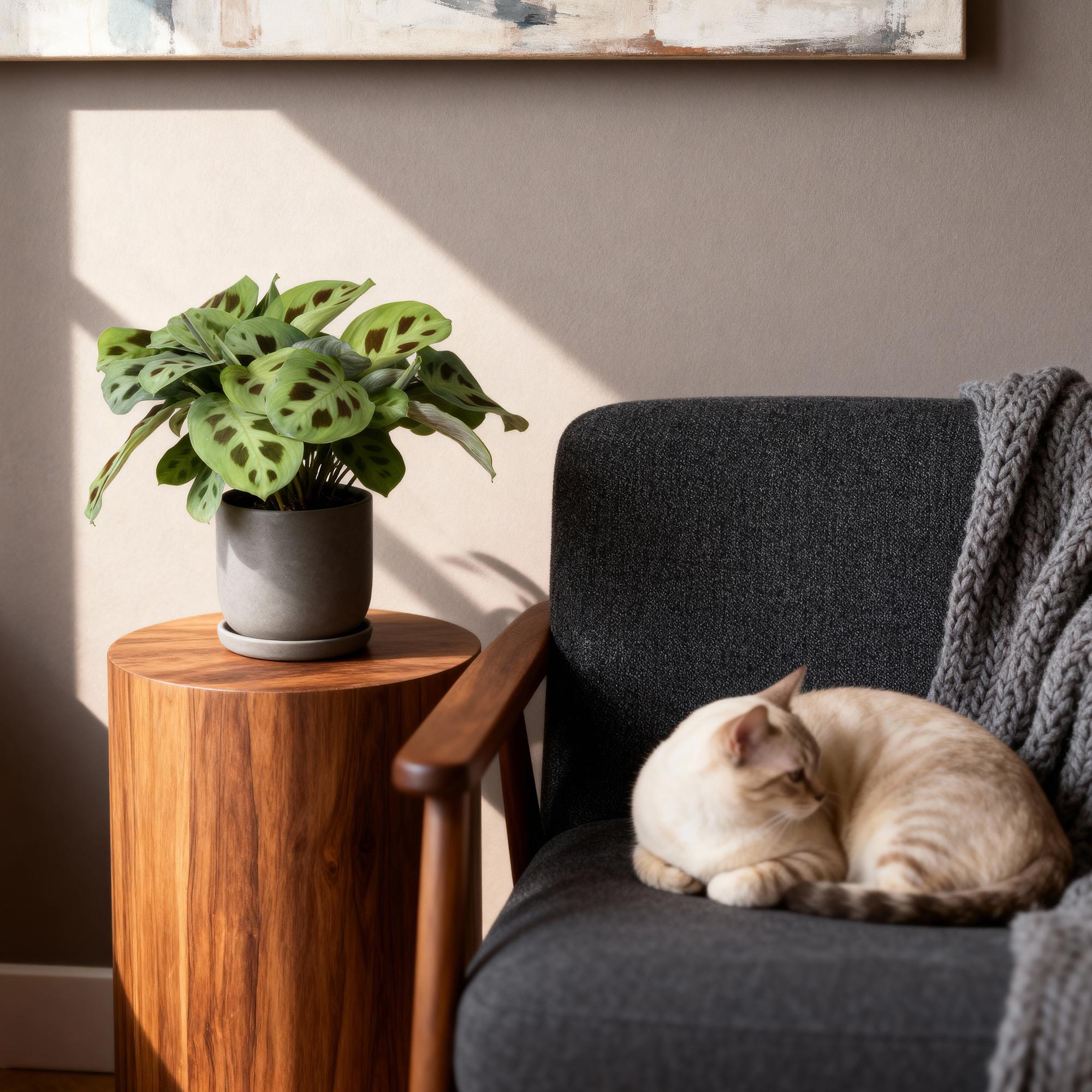 Maranta Fascinator Kerchoveana – Die haustierfreundliche Gebetspflanze