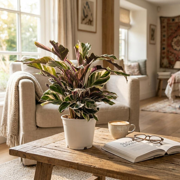 Calathea Fusion White im Porträt: So pflegst du die panaschierte Schönheit richtig