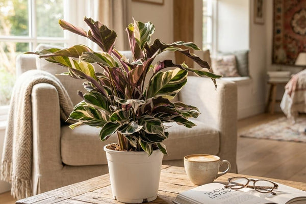 Calathea Fusion White im Porträt: So pflegst du die panaschierte Schönheit richtig
