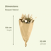 Dried Flowers Wildflower Bouquet 60cm – Natural Decor for Your Home Bild 3