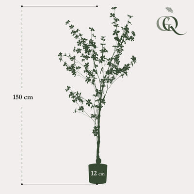 Kunstpflanze Tropaeolum Speciosum (Ostindische Kirsche), 150 cm