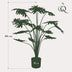 Künstliche Philodendron Pflanze, 105 cm – Grüner Blickfang für Ihr Zuhause Bild 2