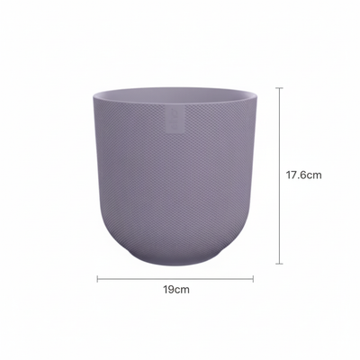 Elho Jazz Round Pot D23cm Lavender Lilac Matt Plastic