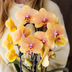 Kolibri Orchidee Niagara Falls mit Poppy-Übertopf peach Bild 3