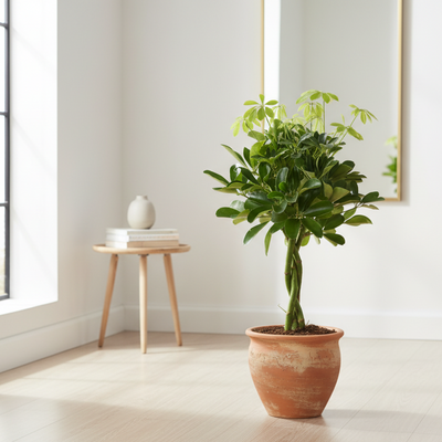 Schefflera Compacta Nora - Topfpflanze für drinnen - Ø17cm - H60cm
