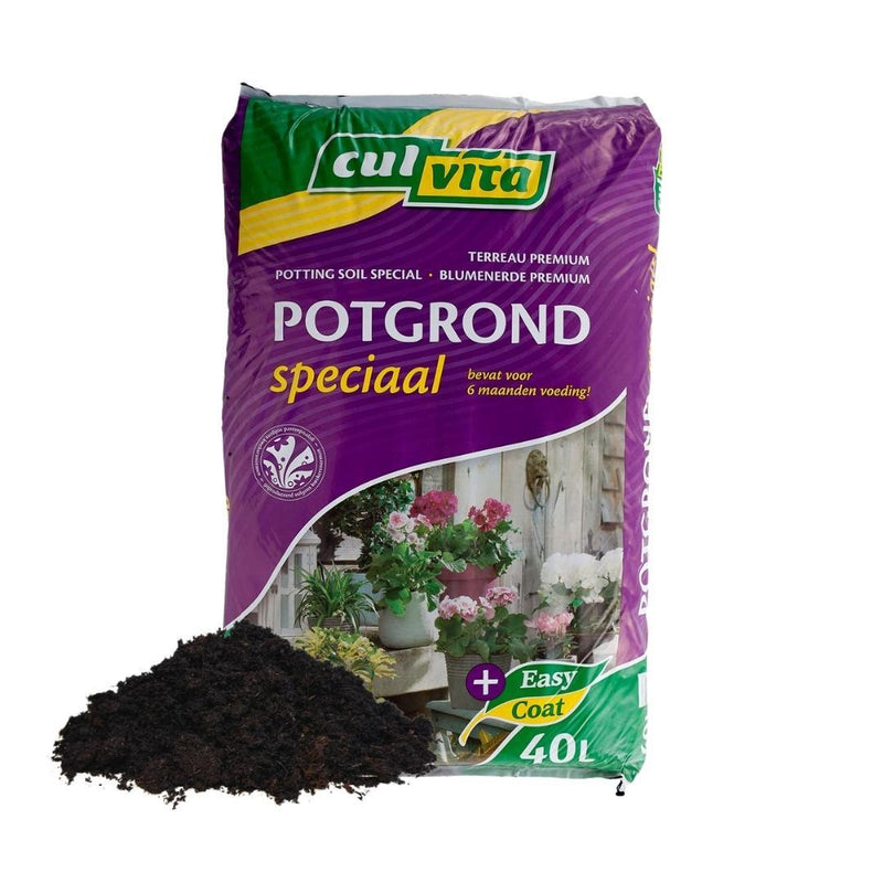 Culvita Special Potting Soil with 6 Months Fertilizer (40L)