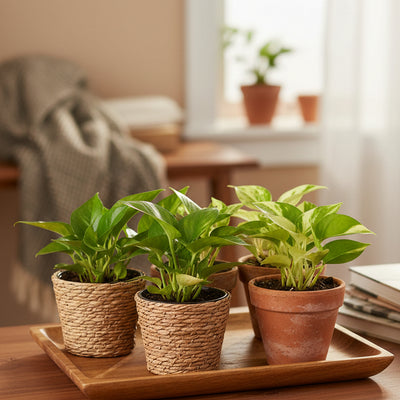 Epipremnum Mix: 6er-Set, Ø12cm Töpfe, ca. 15cm hoch
