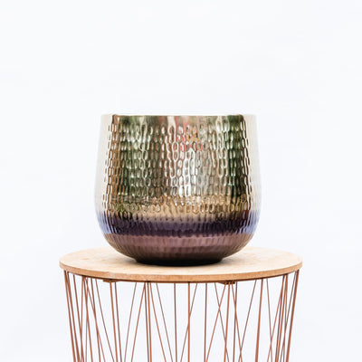Jenna Gold Pot - 46x38cm: Warm Radiance & Easy Care