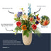 Kunstblumenstrauß Colorful Bloom Deluxe, 70cm, 18 Stiele, Real Touch Bild 4