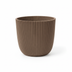 Capi Topf Natur Groove, D17cm, warm Taupe – Nachhaltig & Stilvoll Bild 1