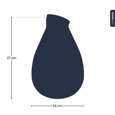 Terrarium-Flasche Drop XL Korken Ø 24 cm ↑ 37 cm, 12L, recyceltes Glas