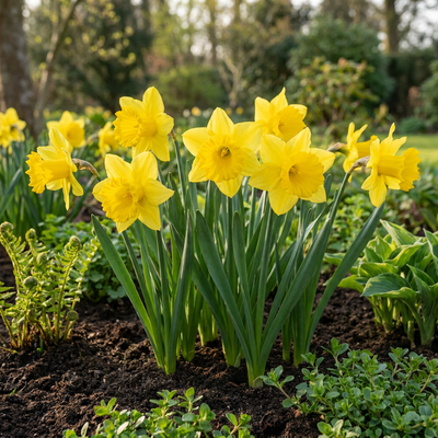 40x Narcissus Yellow - Gelbe Narzisse - Gelb - Frühlingsblüher - Zwiebelgröße 10/12