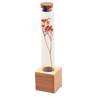 Wooden Dried Flower Stand Tube S: Decorative object for dried flowers & herbs