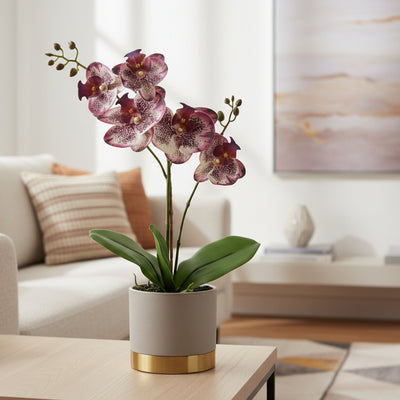 Künstliche Phalaenopsis Orchidee Violett - 41cm