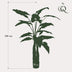 Artificial Alocasia, 150 cm, evergreen, easy-care Bild 2