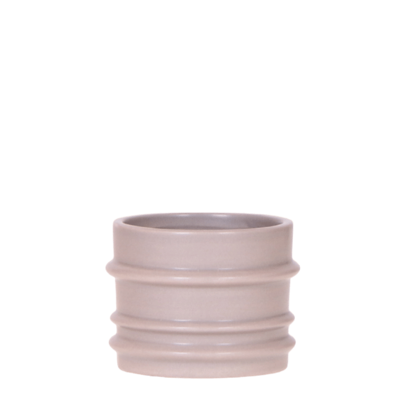 Kolibri Mellow-Übertopf Grau Ø6cm: Moderner Blumentopf für Ihr Zuhause