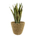Handgefertigter Seegras-Blumentopf Jip Natur L, Hellbraun Bild 2