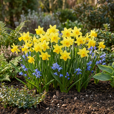 25x Narcissus Tete-A-Tete - Tête-à-Tête-Narzisse - Gelb - Frühlingsblüher - Zwiebelgröße 10/11