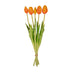 Tulpen boeket Oranje - 5 stuks - 'Real Touch' Kunst tulpen - 42 cm Bild 1