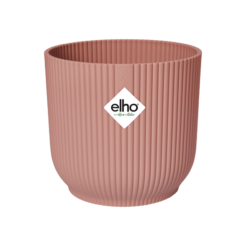 Elho Vibes Fold Planter with Wheels, Pink, Ø35xH33cm