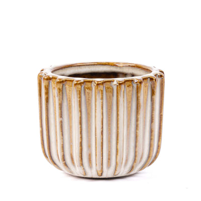 Set of 6 Ceramic Pots Barcelona D8 H6.4 cm