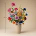 Kunstblumenstrauß Summer Garden Deluxe, 100 cm, 19 Stiele, Real Touch Bild 3
