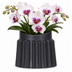 Kolibri Raw-Übertopf Ø9cm - Schwarz | Moderner Design-Blumentopf Bild 2