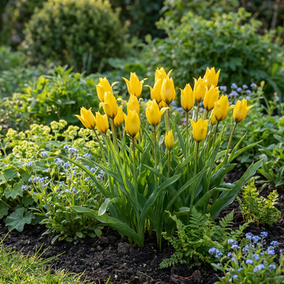 160x Wildtulpe 'Sylvestris' - Gelb - Naturwuchs - Zwiebelgröße 5/6