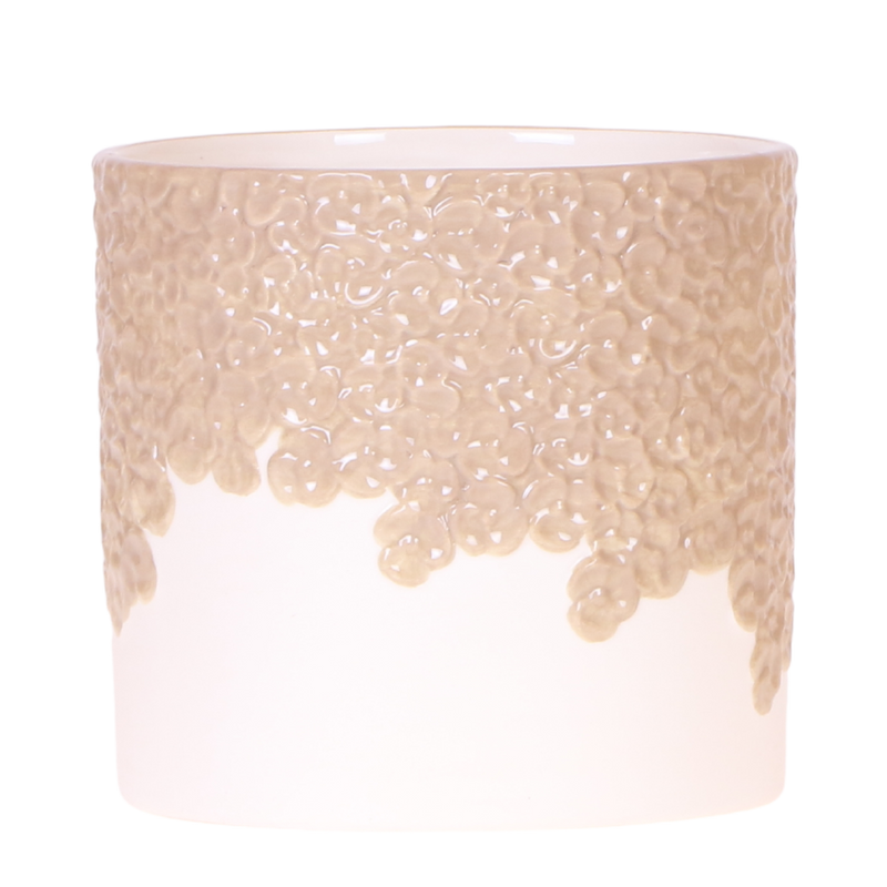 Hummingbird Home Sand Flower Pot Ø12cm – Elegant Accent for Your Home