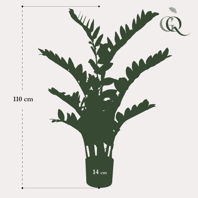 Kunstpflanze Zamioculcas (Zimmerpalme) - 110 cm