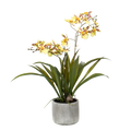 Kunstplant - Orchidee - Geel - 45cm